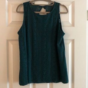 Green Lace Tank